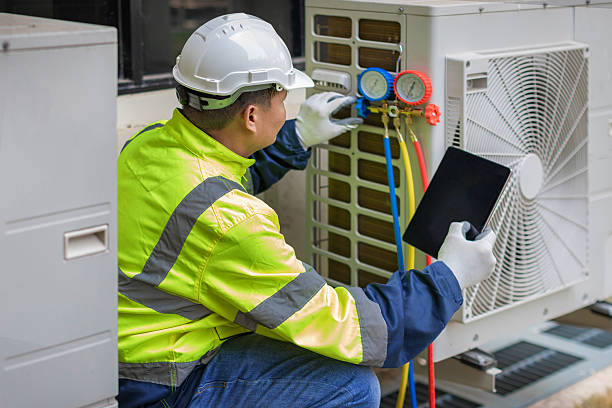 Professional Hvac Maintenance technician working in Mount Morris, IL
